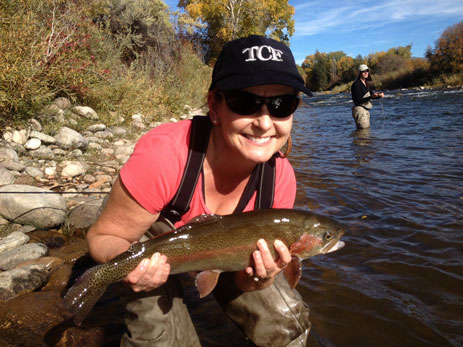 Vail Valley Angler Guides enjoying the river