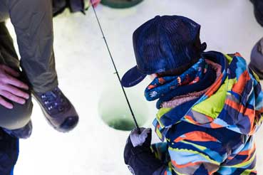 Vail Valley Anglers Guided Winter Ice Fishing Trips in Vail, Colorado.