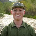 Vail Valley Anglers guide Gavin Jobson on the bank of one of our home waters the Eagle River in Edwards, CO.