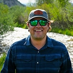 Kevin Murphy on the bank of one of our home waters, the Eagle River in Edwards, CO.