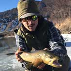 Guide Will Watson fishing for Trout in the Vail Valley, CO