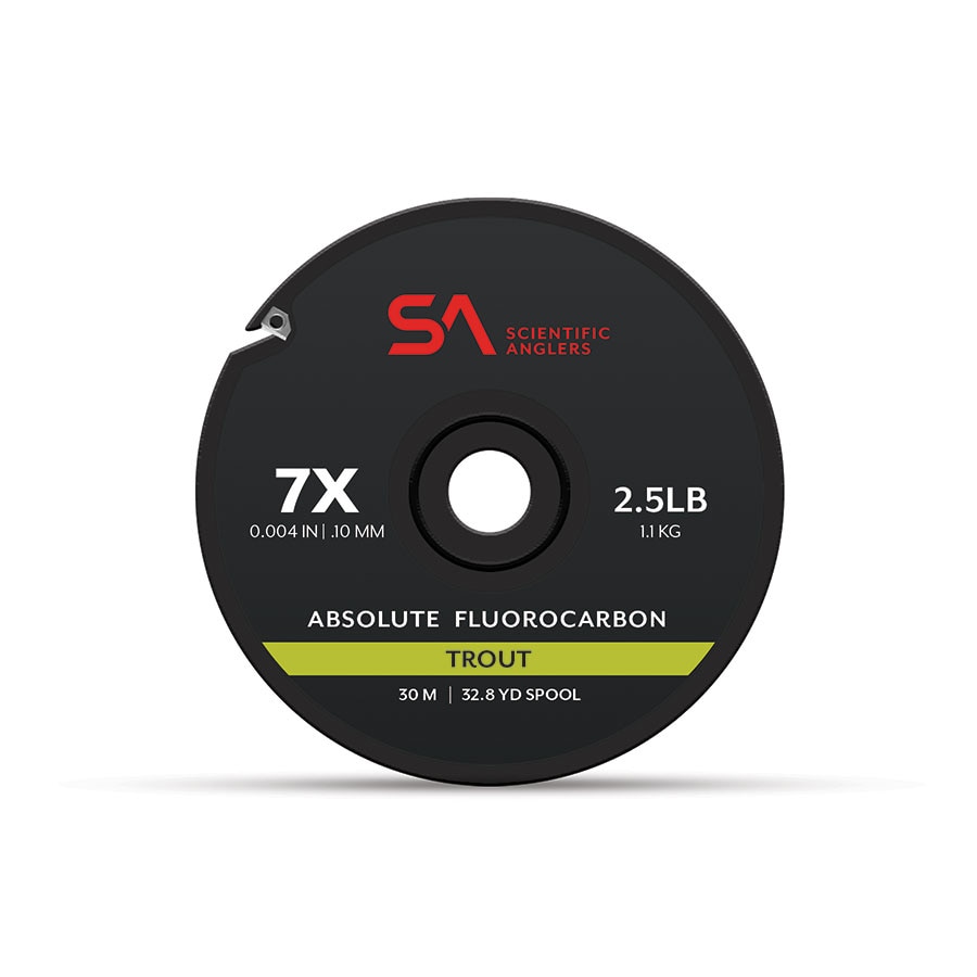 Tippet Rings BONUS PACK!! 25M Spool of Fluorocarbon Tippet 5X Leader 7.5 ft